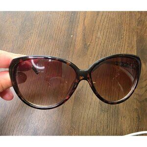 Fossil Womens Cateye Sunglasses Brown Tortoise Frame 53640